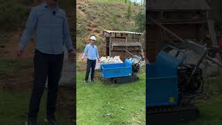 Minitransportador de oruga gasolina para 500 kg