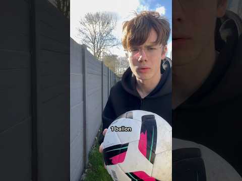 1 a 5 ballons #shorts #skills #skillz #tricks #football