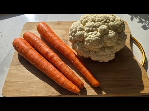 مقبلة بالقرنبيط والجزر لذيذة وسهلةجدا/Most Delicious And Very Easy Cauliflower And Carrots Appetizer