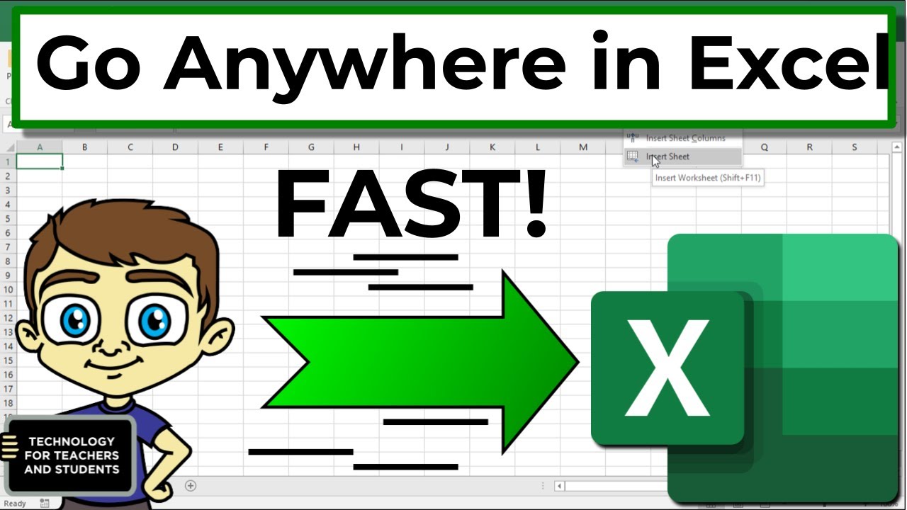 Quickly Go Anywhere in Excel