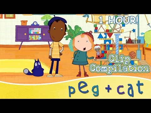 Peg + Cat - An Hour full of Songs, Crafts, Problem Solving and More! (1 HOUR)
