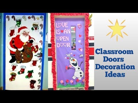 Latest classroom doors decoration ideas || Some...