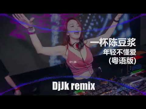 一杯陈豆浆 - 年轻不懂爱 (粤语版) DjJK Electro Remix⚡ 热门DJ音乐 | DJ舞曲 | 慢摇