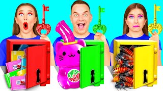 Resolver o Mistério Do Desafio De 1000 Chaves | Truques Fantásticos Com Comida BaRaDa Challenge