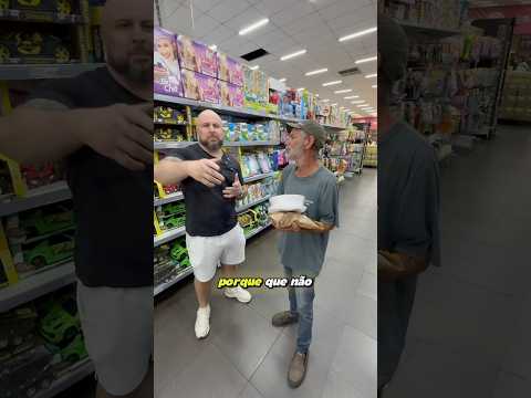 Ele só queria fazer um lanche
