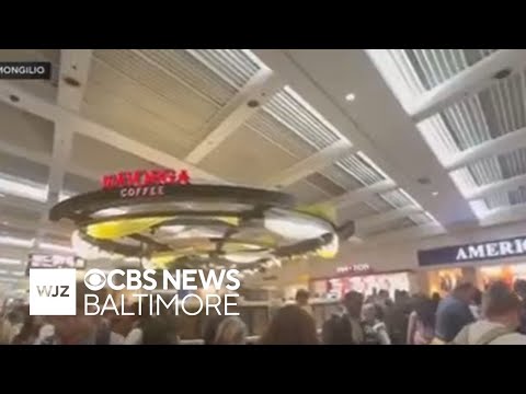 YouTube video thumbnail: Hundreds of BWI Airport Travelers Evacuated by Law Enforcement Investigation