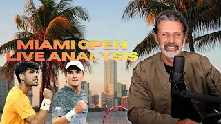 ALCARAZ vs FONSECA - Miami Open MEN'S ROUND 2 / Live with The Coach Patrick Mouratoglou