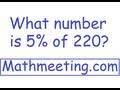 Understanding Percent Word Problems