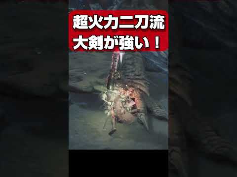 二刀流(睡眠×龍)の超火力大剣が強すぎる!【モンハンワイルズ】【MHWilds】【mhws】