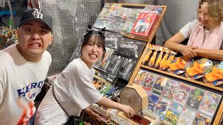 夫婦で祭りくじの闇暴いてみたwww【夏祭りデート】