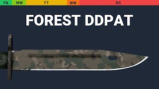 Bayonet Forest DDPAT Wear Preview