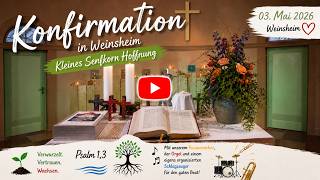 Konfirmation Weinsheim 03 Mai 2026