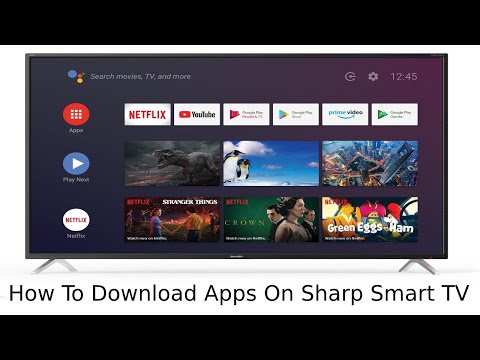 add apps to sharp smart tv