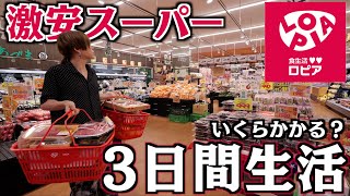 【ありえない安さ！】激安スーパーロピア3日間生活はいくらかかる？