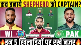WI vs PAK Dream11 Prediction, WI vs PAK Dream11, West Indies vs Pakistan 2nd T20 Dream11 Prediction