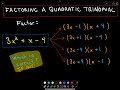 Factoring Trinomials: Trial and Error Techniques