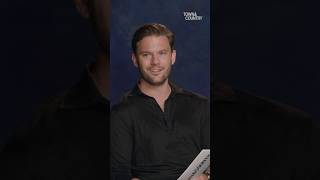 Plane shrimp, food poisoning, and a talk show. #JeremyIrvine had a rough landing. #HermioneCorfield