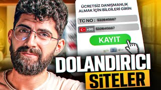 DOLANDIRICI SİTELERİNE BAKTIM! "BÖYLE DOLANDIRIYORLAR!"