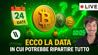 BITCOIN, CRYPTO: ECCO LA DATA IN CUI POTREBBE RIPARTIRE TUTTO