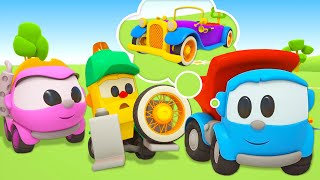 🔴 Car cartoons for kids & street vehicles for kids. Leo the truck & cars for kids