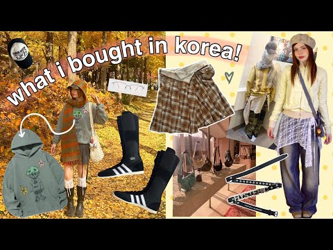 everything i bought shopping in KOREA! (aka a chatty haul + recommendations)