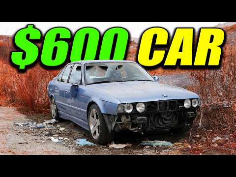 Turning a $600 Junkyard BMW into a Daily Driver in 10 Minutes!