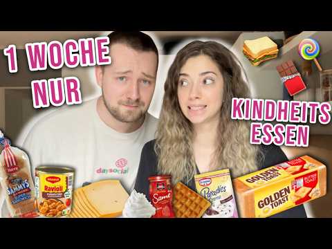1 Woche nur Dinge aus unserer Kindheit essen (Wie haben wir damals überlebt?)