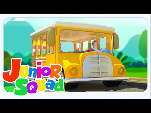 Junior Squad ล้อบนรถบัส 🚌🎶 | เพลงเด็กภาษาไทยยอดนิยม
