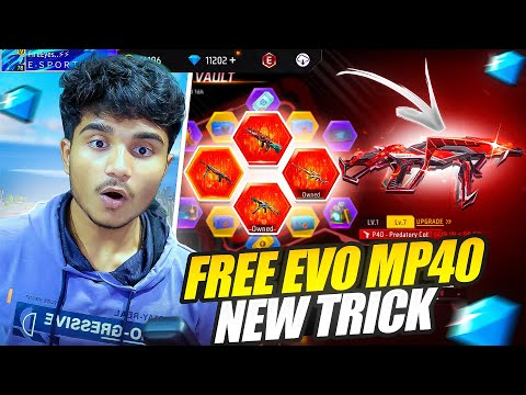 How To Get New EVO MP40 Skin FREE 🔥 NEW EVO VAULT EVENT || FireEyes Gaming