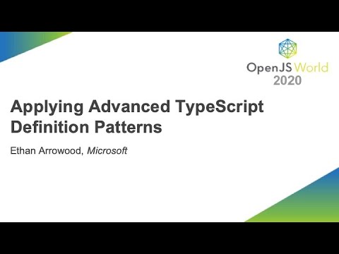 Applying Advanced TypeScript Definition Patterns