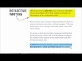 Reflective Writing Techniques and Benefits