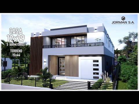 5 Bedroom Budget-Friendly Home Design | 12x29m 2Storey | Jorman HomeDesigns