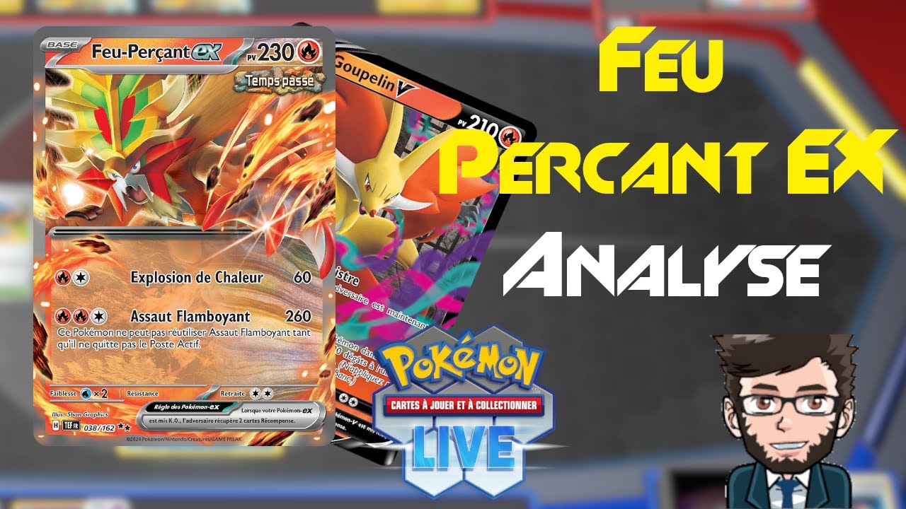 CE DECK SORT DE NULLE PART ET FAIT 1ER ! - Analyse #169 du deck Feu-Perçant EX sur Pokémon TCG Live