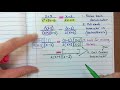 Adding and Subtracting Rational Expressions with Unlike Denominators