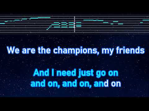 Practice Karaoke♬ We Are The Champions – Queen 【With Guide Melody】 Instrumental