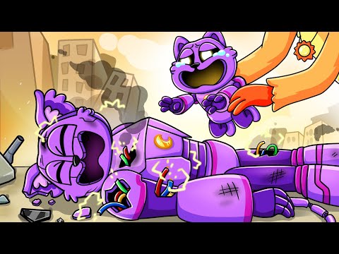 ¿DEL NACIMIENTO A LA MUERTE DEL ROBOT CATNAP? Poppy Playtime Animación