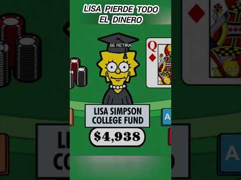 LISA PIERDE TODO EL DINERO PARA SU UNIVERSIDAD !!! #simpsons