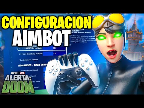 NUEVA MEJOR CONFIGURACION y SENSIBILIDAD para tener AIMBOT en FORTNITE TEMPORADA 4 CAPITULO 5