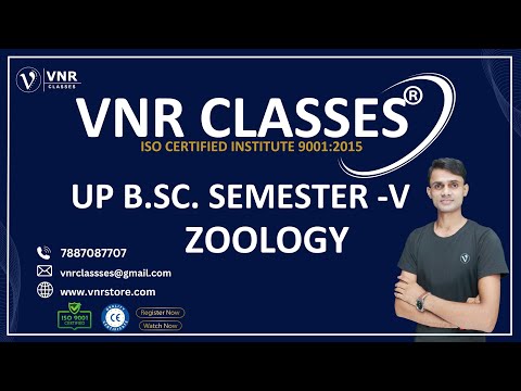 B.Sc. SEMESTER -V || ZOOLOGY ONLINE CLASSES || 2024 || PRAHALAD SIR