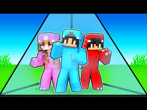 Locking Friends in a 24 HOUR PYRAMID in Minecraft!