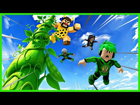Aku Memanjat & Melompat Dari Beanstalk Super Duper Tinggi - Roblox Climb And Jump Tower