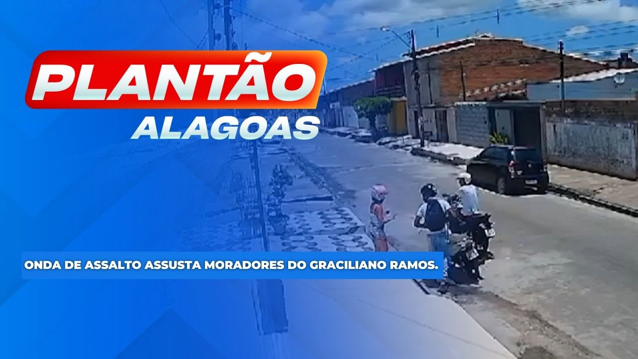 Onda de assalto assusta moradores do Graciliano Ramos.