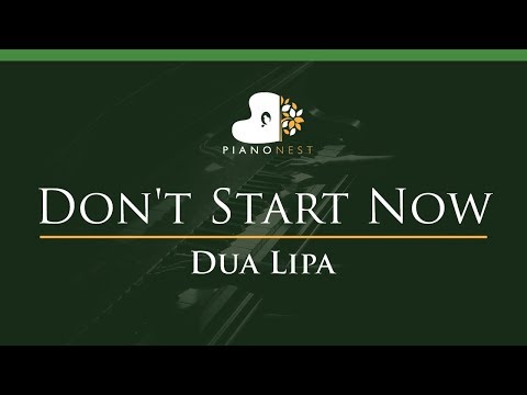 Dua Lipa – Don’t Start Now – LOWER Key (Piano Karaoke Instrumental)