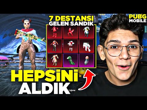 OHA! 7 DESTANSI 1 KUTU DA! HEPSİNİ ALDIK! - PUBG MOBİLE