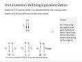 Understanding Ratios and Their Equivalence