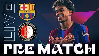 BARÇA x FEYENOORD 🔴 LIVE Pré match LDC ☕️