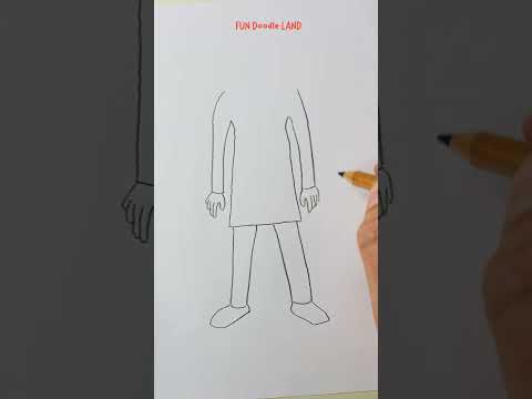 Simple TV Man Drawing Tutorial Anyone Can Follow