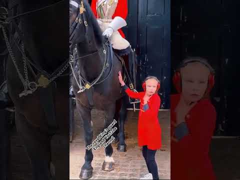 Guarda-real britânico emociona com bonito gesto para criança com necessidades especiais