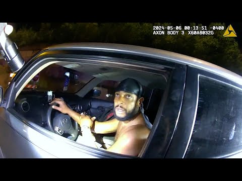 He forgot to turn his Headlights on and went to jail.