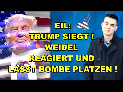 TRUMP SIEGT! Weidel lässt BOMBE PLATZEN!